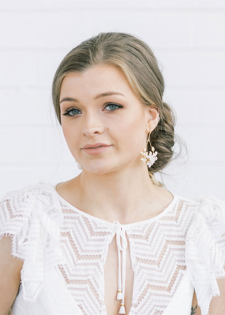 Aemele gold earrings