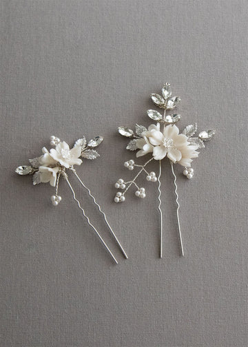 Collette bridal pins