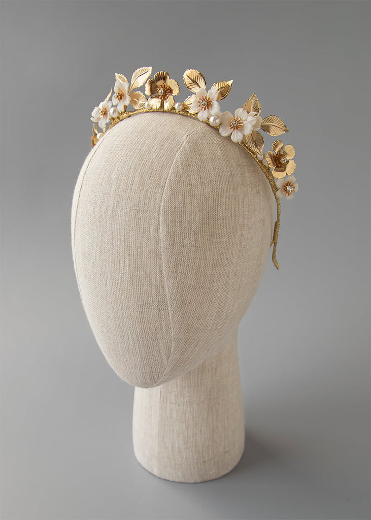 Floral wedding crown Delilah
