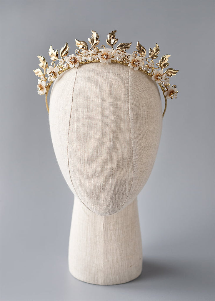 Bridal crown Delphine