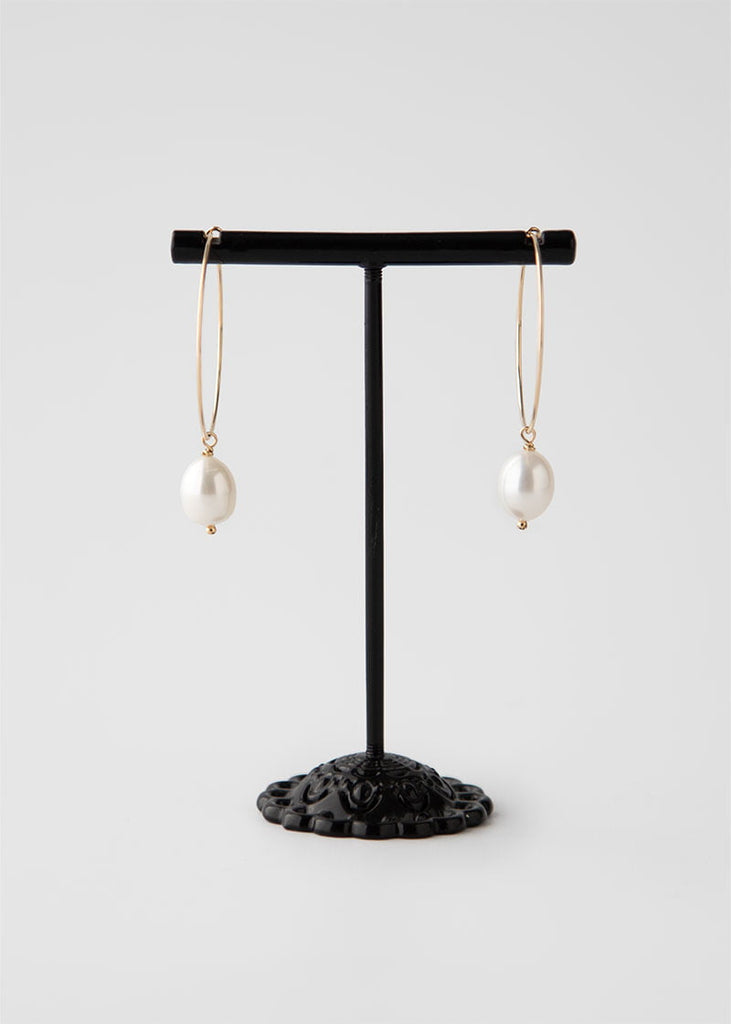 bridal earrings with 9mm freshwater pearls