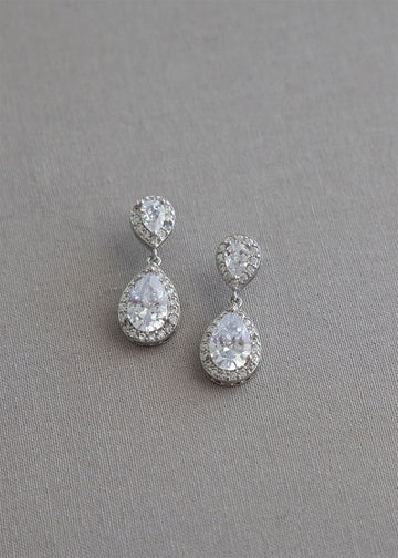 Nicola wedding earrings