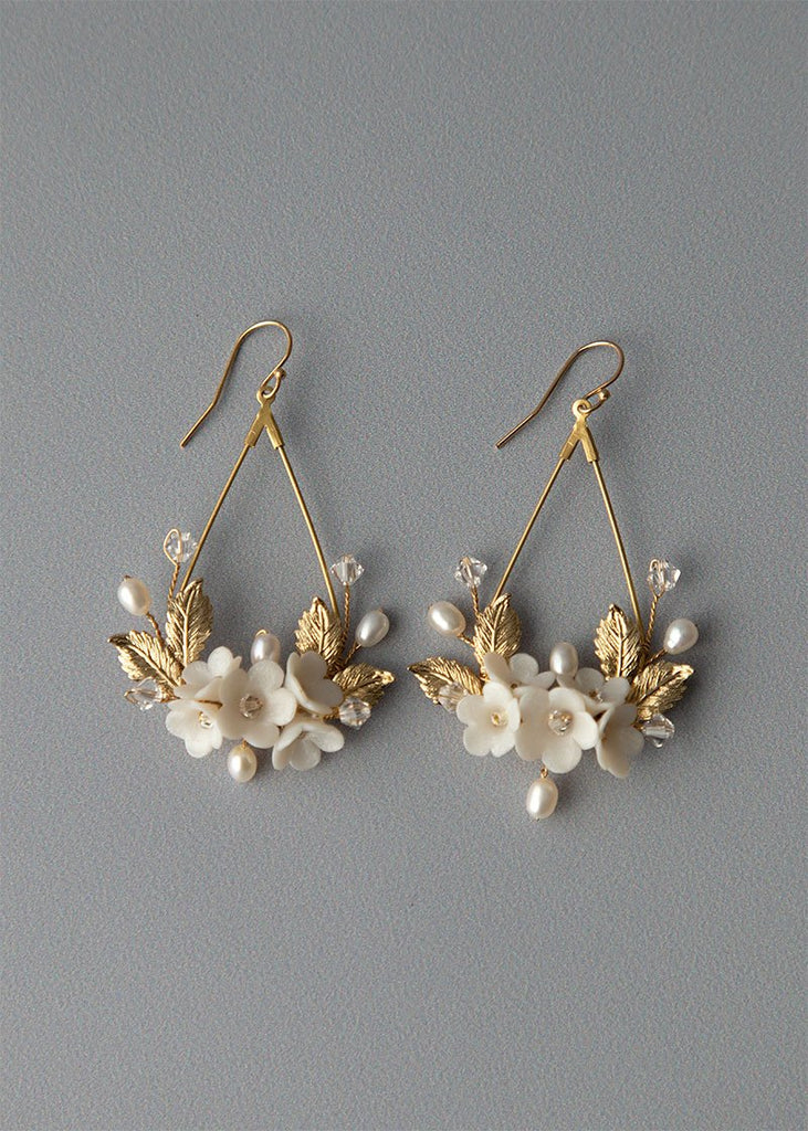 Olivia floral earrings