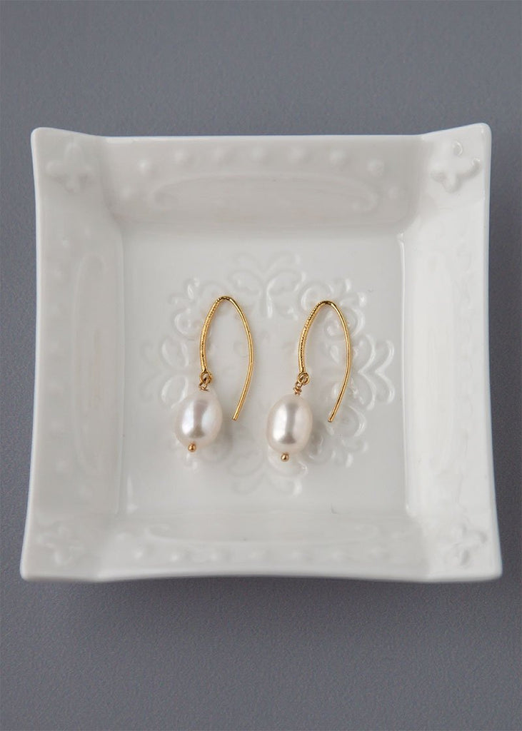 Phoebe pearl drop earrings