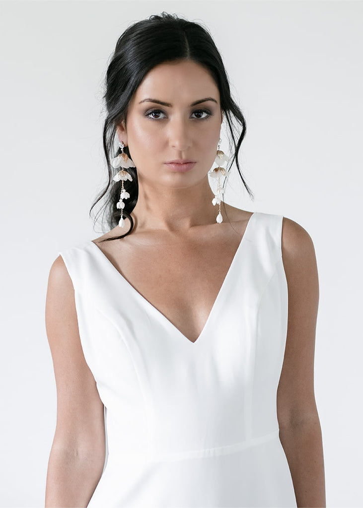 Sienna earring with flowers